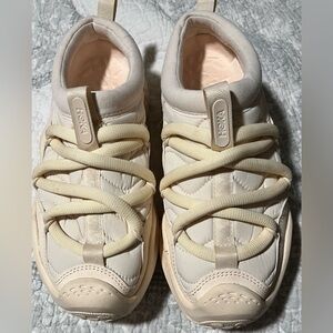 Hoka Cream Slip-On Women’s Athletic Shoes